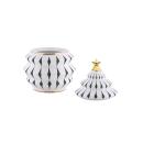Alessi Delight Porzellan- Keksdose Grün