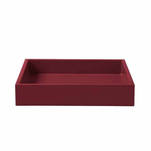 Mojoo Lux Lacktablett Bordeaux 19 cm