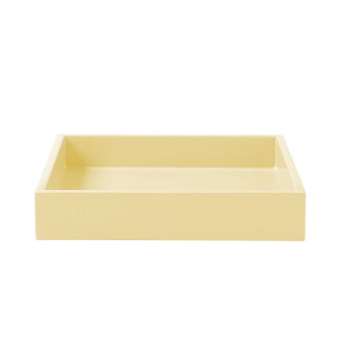 Mojoo Lux Lacktablett Dusty Yellow 19 cm