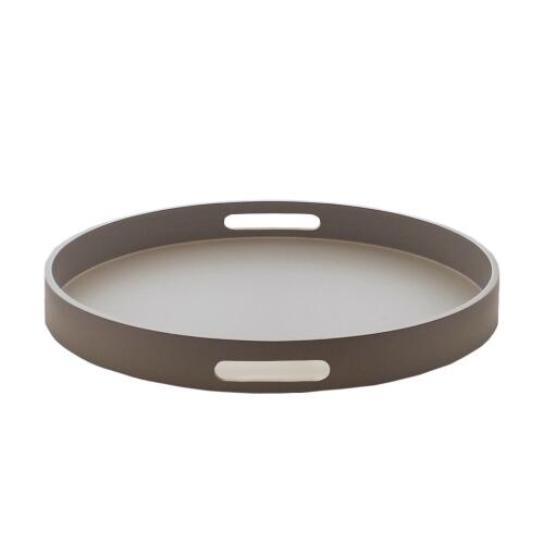 Mojoo Mattes Lacktablett mit Griff Warm Grey 40 cm