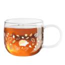 ASA Xmas Glas-Henkelbecher Leaves 400 ml