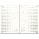 Leuchtturm1917 Tageskalender 2027 Dotted Medium A5 Hardcover Schwarz
