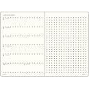 Leuchtturm1917 Wochenkalender 2027 & Notizbuch Dotted Medium A5 Hardcover Forest Green