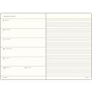 Leuchtturm1917 Wochenkalender 2027 & Notizbuch Medium A5 Hardcover Schwarz