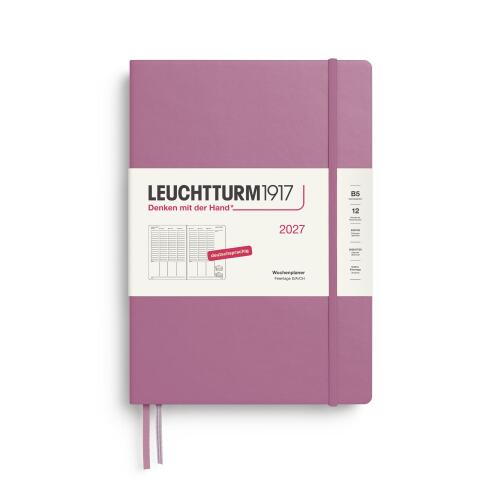 Leuchtturm1917 Wochenplaner 2027 Composition B5 Hardcover Dusty Rose