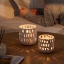 Räder Windlicht Liebe liegt in der Luft