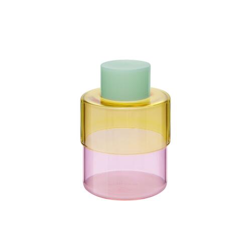 Remember Glasdose Milou Gelb-Rosa