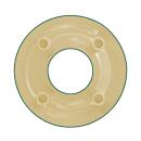 Remember Adventskranzschale Lucia Beige