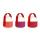 Remember LED-Leuchte Ole Mini Red 3er Set
