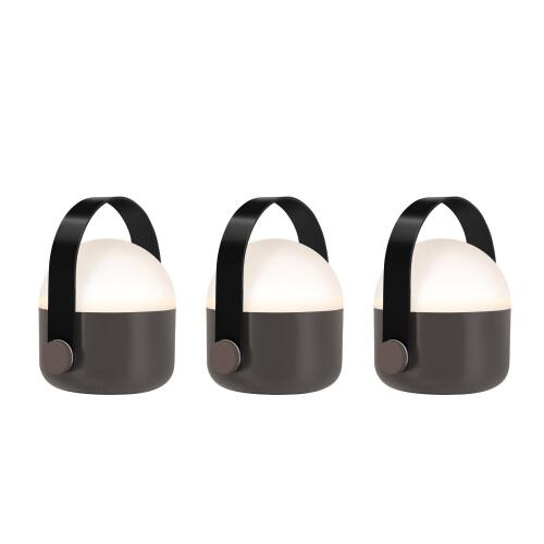 Remember LED-Leuchte Ole Mini Black 3er Set