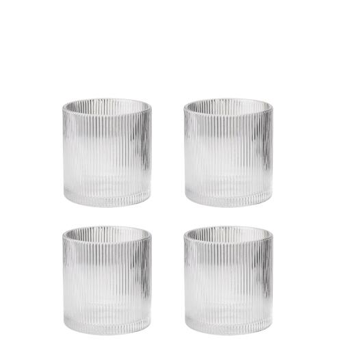 Stelton Pilastro Lowball-Glas 350 ml 4er Set