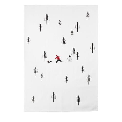 ASA Snowtracks Geschirrtuch Dachshund 50 x 70 cm