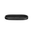 ASA Wood Holztablett Oval Schwarz 23 cm