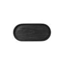 ASA Wood Holztablett Oval Schwarz 23 cm