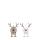 Hoptimist Reindeer Bumble XS Latte & White 2er Set