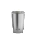 FLSK Cup Coffee to go-Becher 350 ml Edelstahl Gebürstet (Delle am unteren Rand)