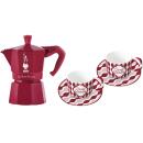 Bialetti Espressokocher Candyland Moka Express für 3...