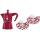 Bialetti Espressokocher Candyland Moka Express für 3 Tassen mit 2 Tassen