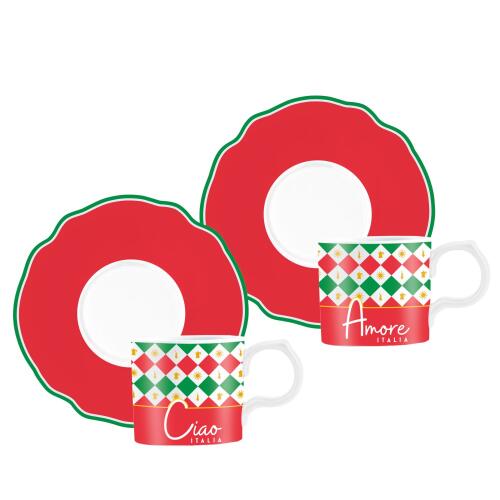 Bialetti Espressotasse Ciao Italia 2er Set