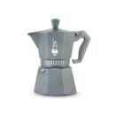 Bialetti Espressokocher Moka Express Induktion Grau...