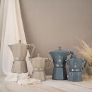 Bialetti Espressokocher Moka Express Induktion Cremé für 6 Tassen