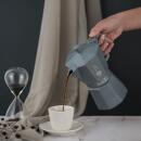 Bialetti Espressokocher Moka Express Induktion Grau für 6 Tassen