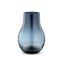 Georg Jensen Cafu Vase Glas Blau Klein
