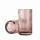 Lyngby Vase Glas Burgunder 15 cm