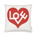 Vitra Graphic Print Pillow Love Heart Red