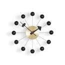 Vitra Ball Clock Black Brass