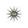 Vitra Sunburst Clock Black Brass