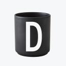 Design Letters Schwarzer Porzellanbecher D