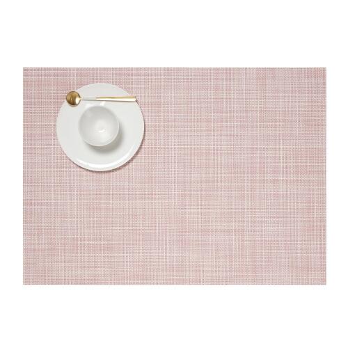 Chilewich Tischset Mini Basketweave Rectangle Blush