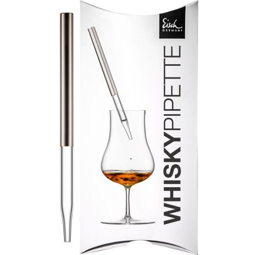 Eisch Gentleman Whisky Pipette 999/3 Platin im Geschenkkarton