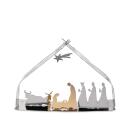 Alessi Krippe Bark Edelstahl