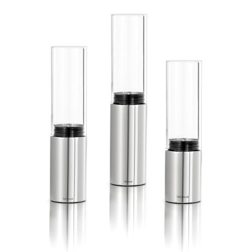 Blomus Faro Windlicht Poliert 3er Set