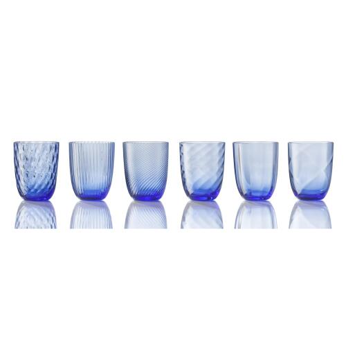 NasonMoretti Idra Wasserglas Hellblau Ottico