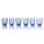 NasonMoretti Idra Wasserglas Hellblau Rigadin Ritorto