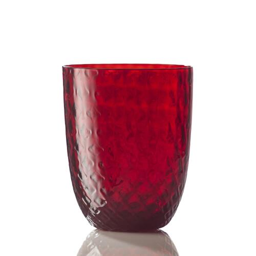 NasonMoretti Idra Wasserglas Rot Balloton