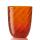 NasonMoretti Idra Wasserglas Orange Ottico Torse