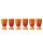 NasonMoretti Idra Wasserglas Orange Ottico Torse