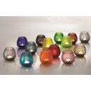 NasonMoretti Windlicht Macrame 12 cm Dunkelblau