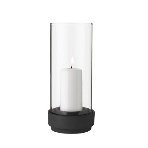 Stelton Hurricane Windlicht Schwarz Klein