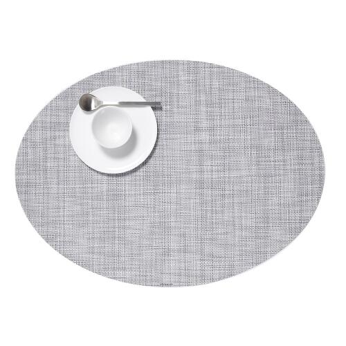 Chilewich Tischset Mini Basketweave Oval Mist