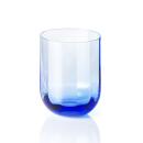 Dibbern Wasserglas Rotondo Optic 0,25 l Azurblau