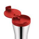 Alessi Doppelwandiger Thermobecher Caffa Rot