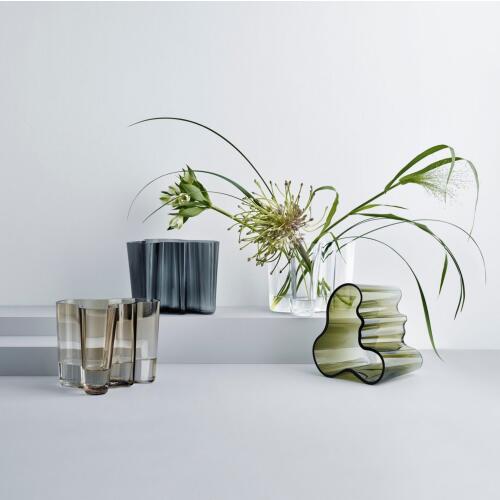 Iittala Aalto Vase Moosgrün 16 cm