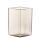 Iittala Ruutu Vase Leinen 11,5 x 14 cm