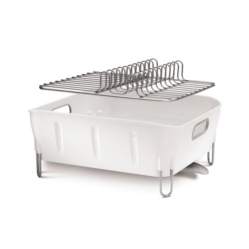 Simplehuman Kompaktes Abtropfgestell Weiß