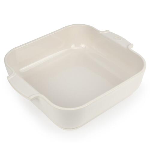 Peugeot Appolia Quadratische Auflaufform 28 cm Ecru